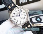 Swiss Grade IWC Big Pilots Replica Watch Stainless Steel White Dial 45mm